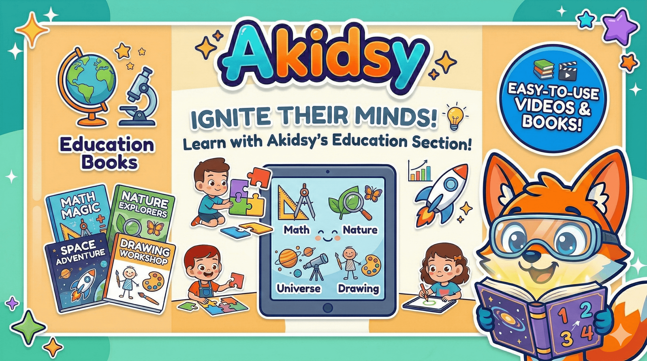 Structured learning paths and educational games for kids