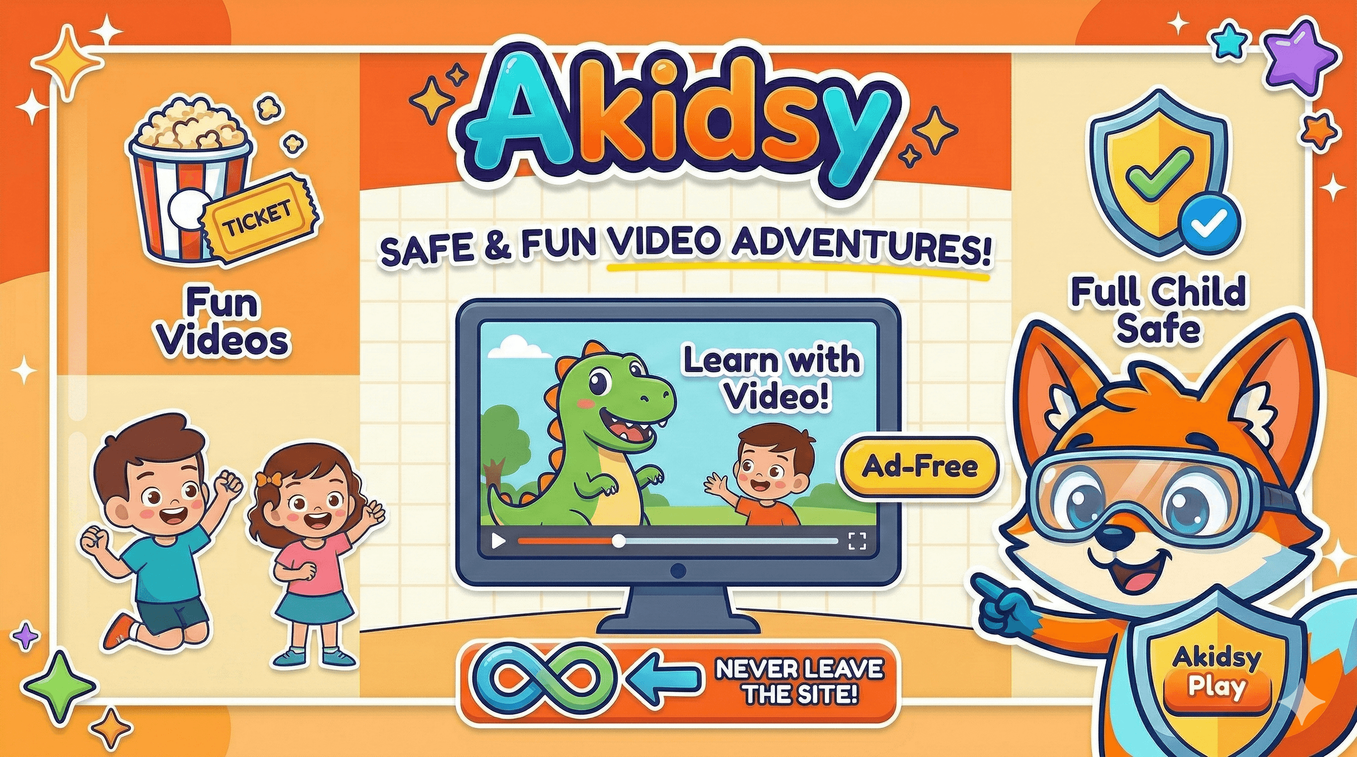 Ad-free educational videos teaching math and science