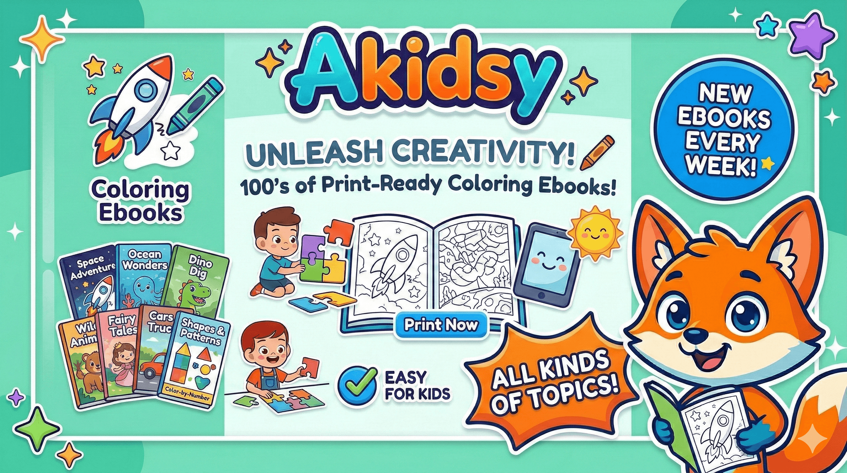 Printable coloring books for developing fine motor skills